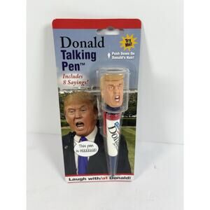 Talking Donald Trump Pen – Collectible Edition - 8 Sayings in His Real Voice